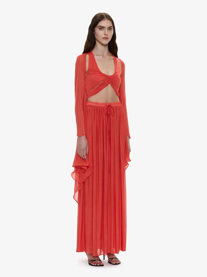 Daya Cutaway Drawstring Dress