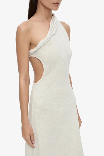 Rolled Up Cutaway Tank Dress