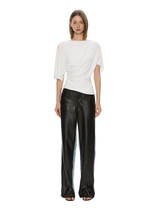 Troy Deconstruct Leather Jean