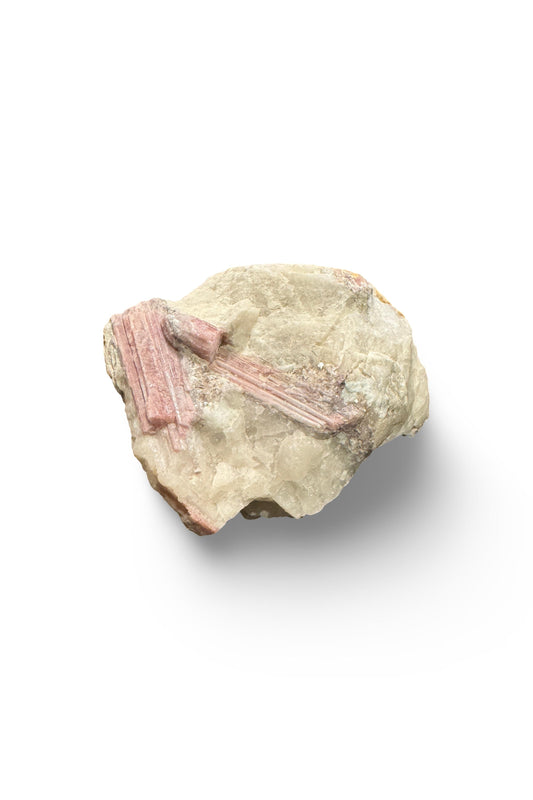 Rubellite with lepidoliteand blue albite in quartz 3