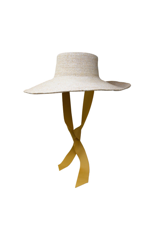 Straw Raffia Crochet Long Brim Hat