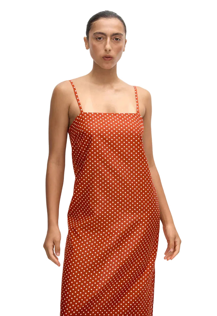 Square Shift Midi Dress
