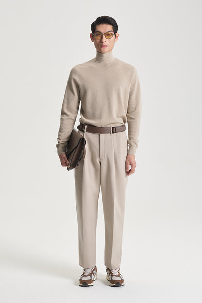 Tortoise basic turtleneck knit top