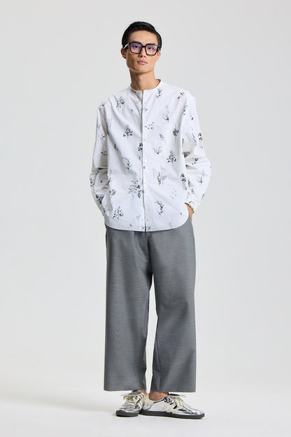 Plant printed shirt