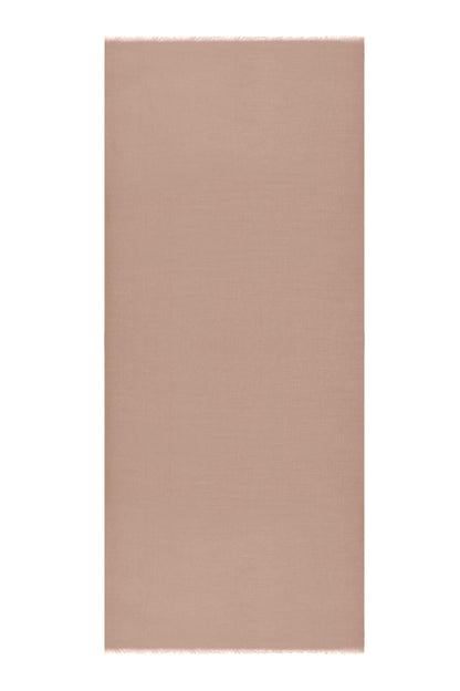 Cashmere Gauze Weave Shawl (Nude)