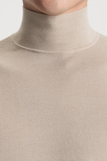Tortoise basic turtleneck knit top