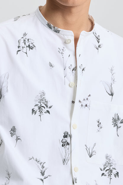 Plant printed shirt