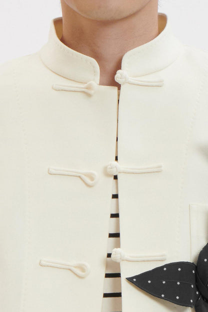 Wool Blend Chinese Jacket