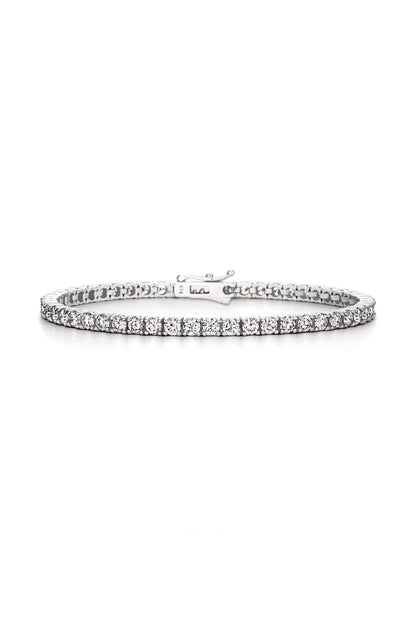 14K 0.1CT Diamond Tennis Bracelet