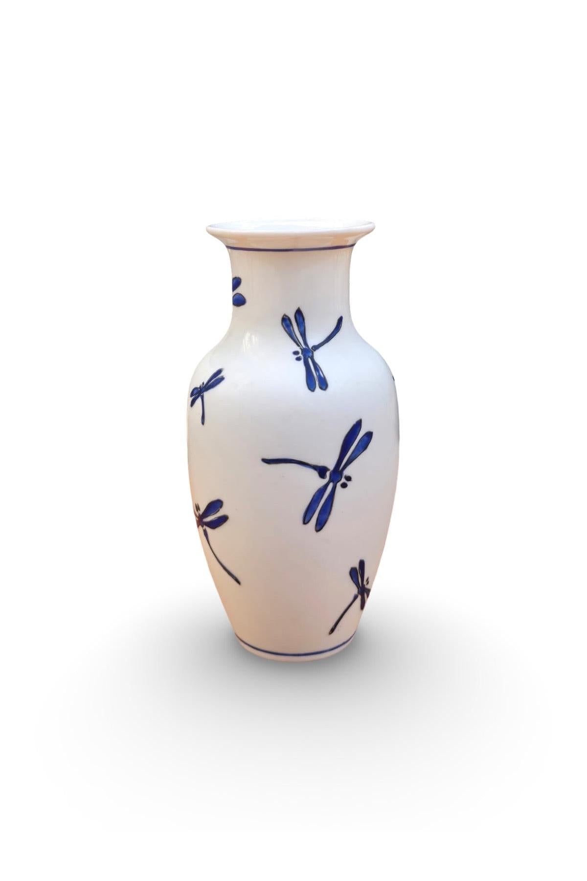 Dragaon Fly Yuhuchunping Vase (Small)