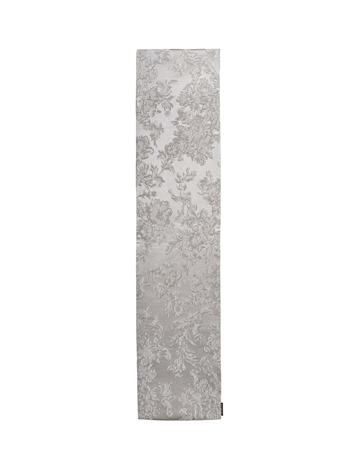 Light Grey Jacquard Thin Padded Scarf