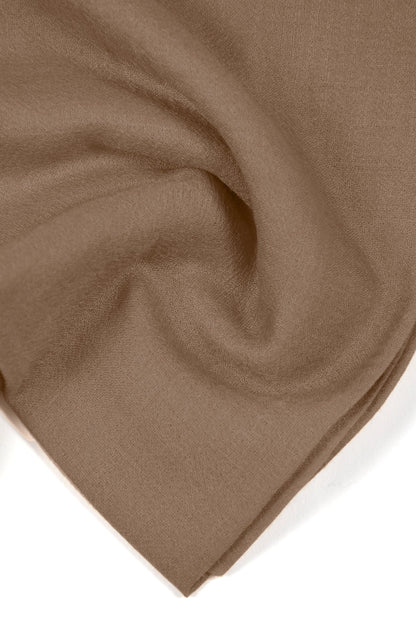 Cashmere Gauze Weave Shawl (Cream)