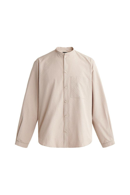 Khaki Jacquard Shirt