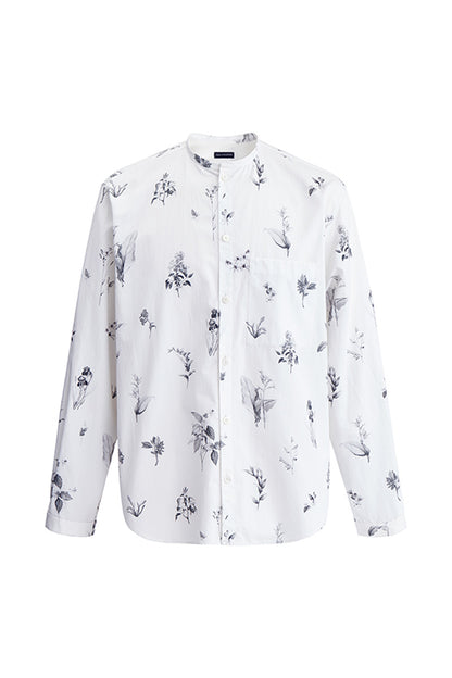 Plant printed shirt