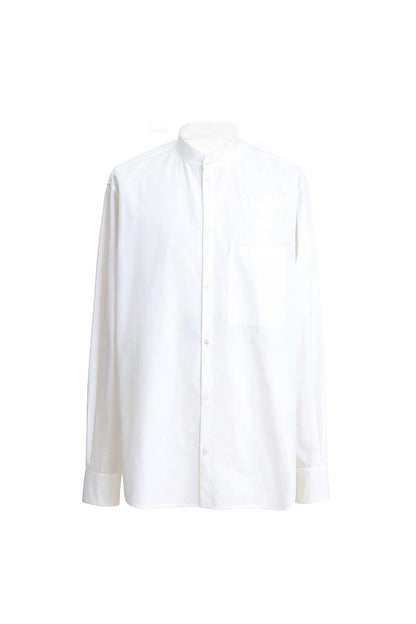 White Loose Fitting Cotton Shirt