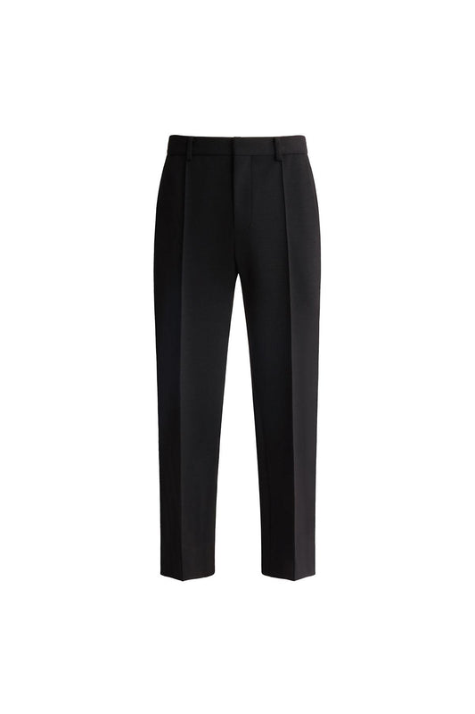 Wool Blend Slim Fit Trousers