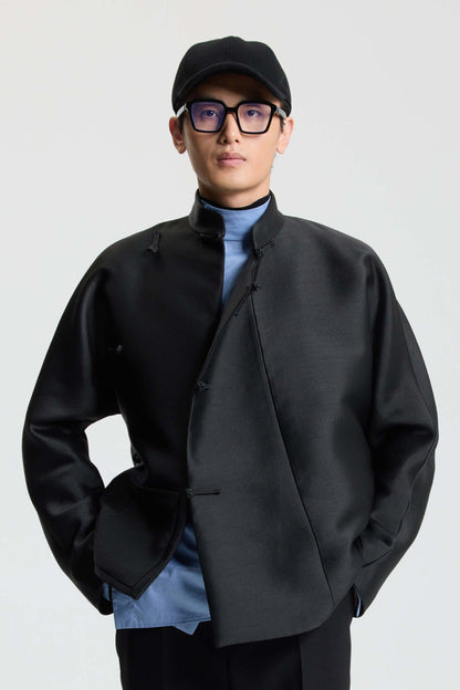Chinese Jacket in Wool Silk