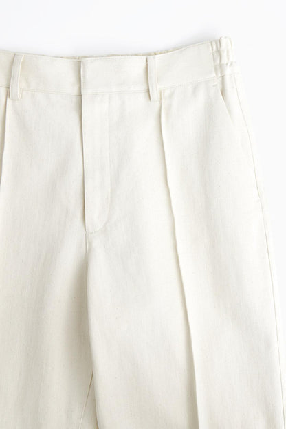 Off-white Denim Tapered Cropped Pants