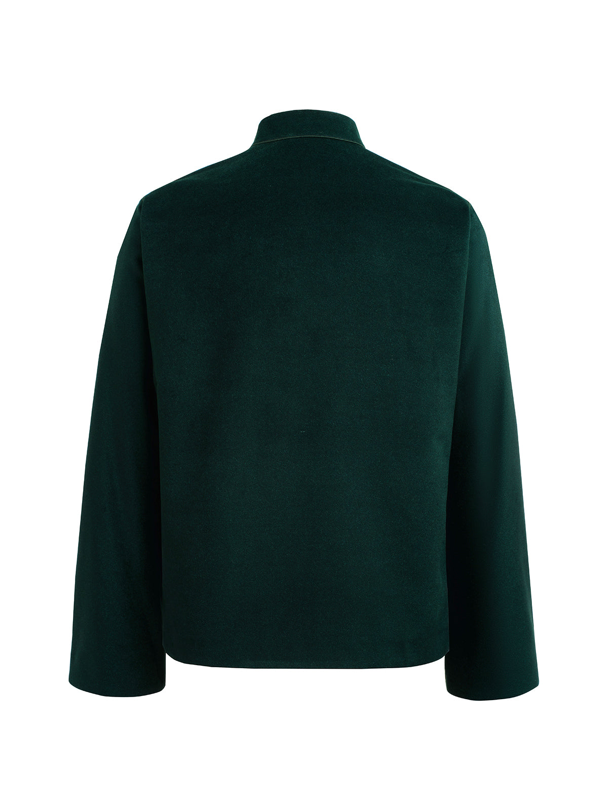 Dark Green Silk Chinese Jacket