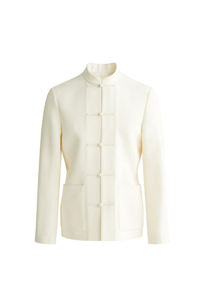 Chinese Jacket in Silk Wool