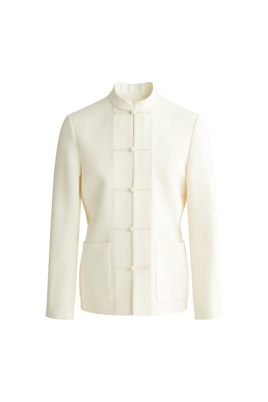 Chinese Jacket in Silk Wool
