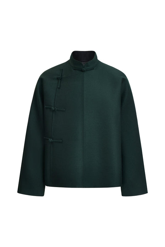 Chinese Jacket in Silk Wool