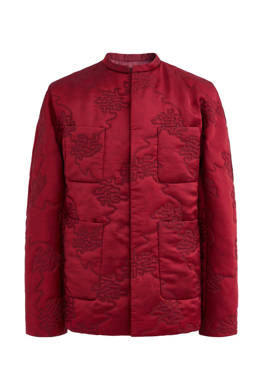 Quilted Jacquard Jacket