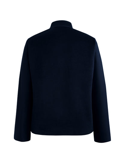 Navy Silk Chinese Jacket