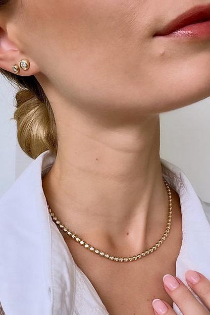 Bubble Line Necklace