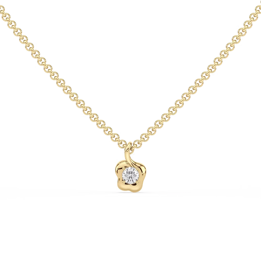 Undula Diamond Drop Pendant