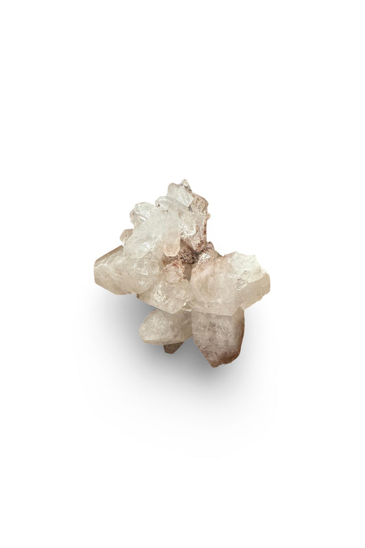 Apophyllite with Red/Pink Chalcedony (India)