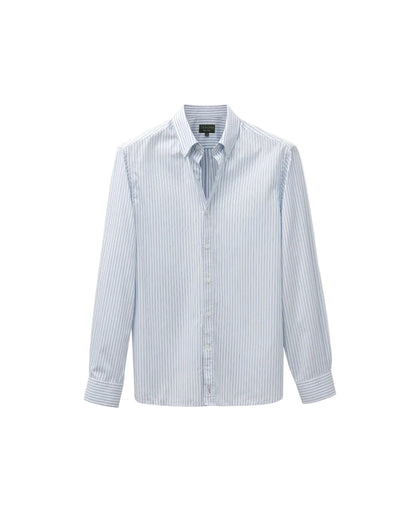 Aqua Stripe Poplin Shirt