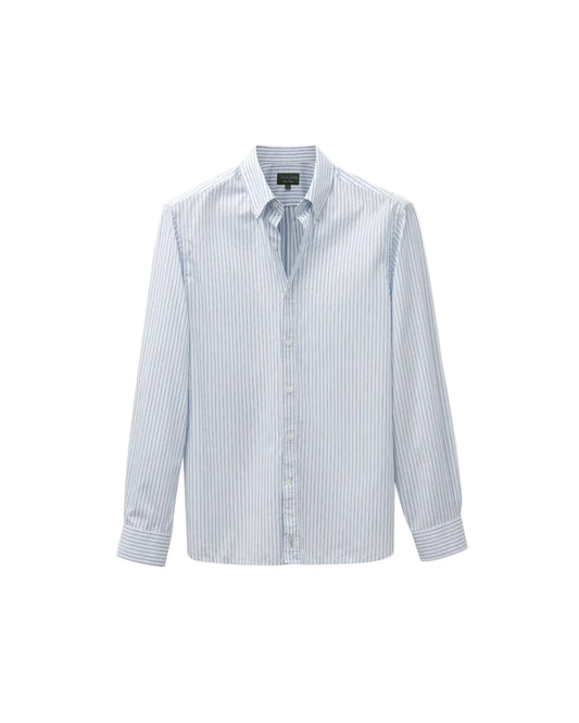 Aqua Stripe Poplin Shirt