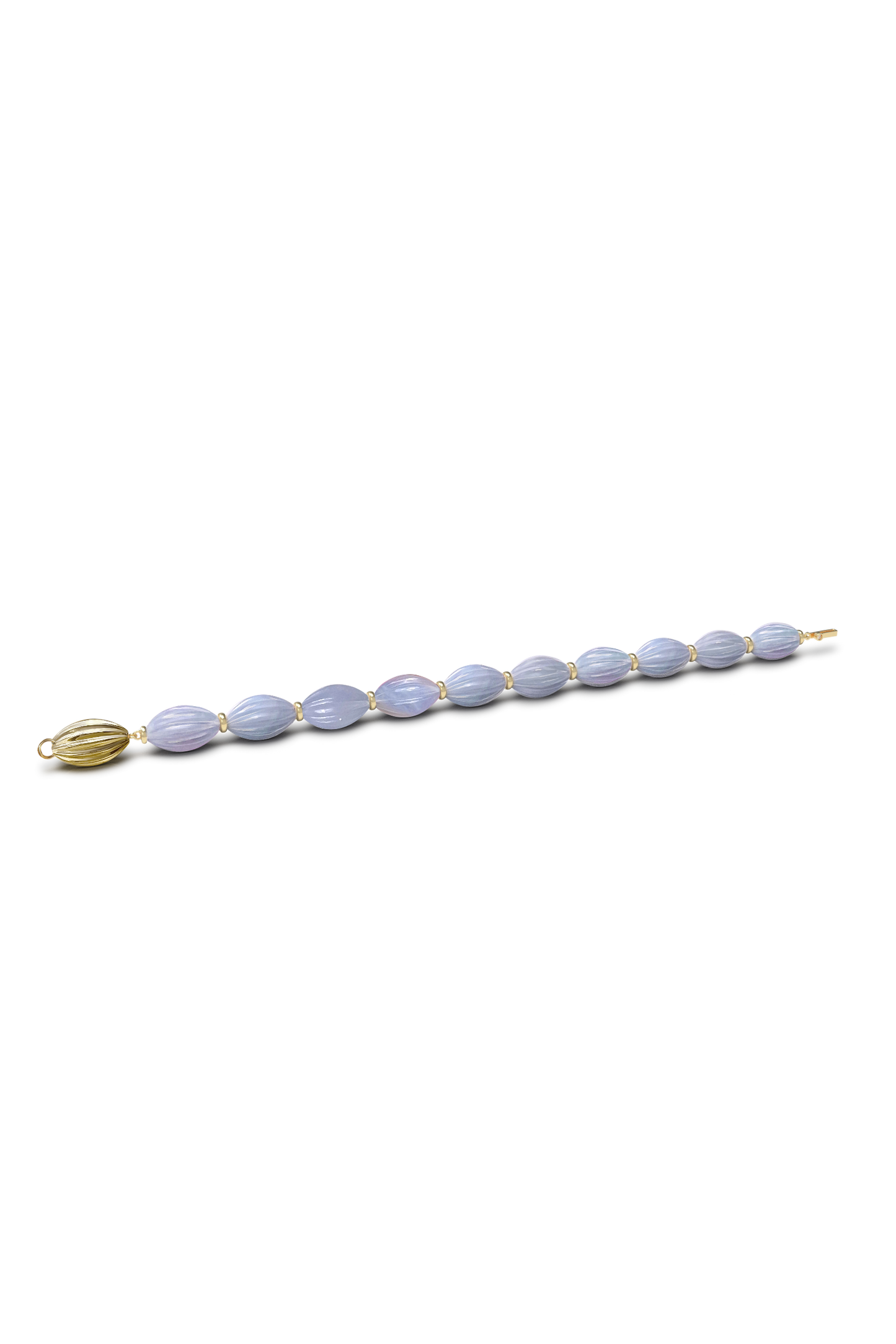 CARVED - chalcedony bracelet