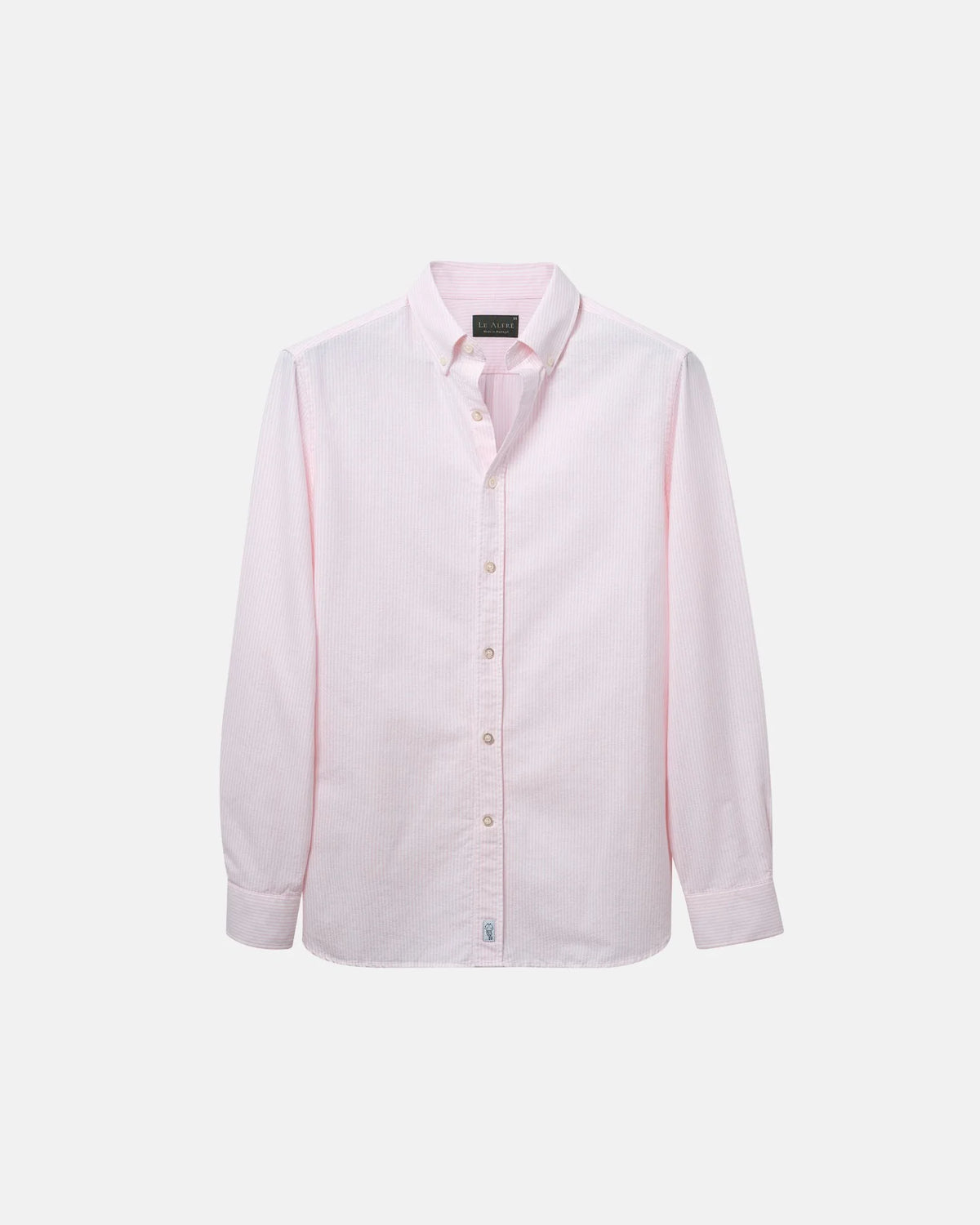 Striped Oxford Shirt (Pink)