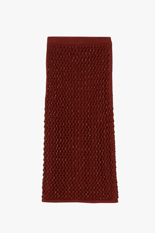 CRYSTAL MESH SPICE SKIRT