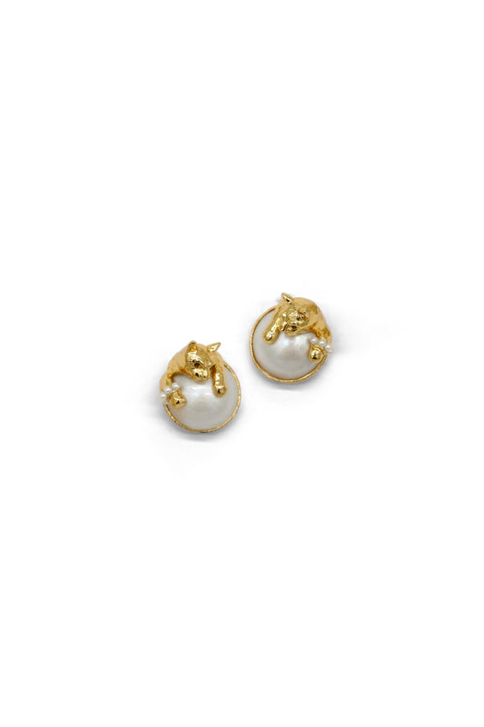 Korat Cat Earrings