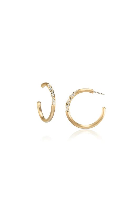 Quarter Hoop Earrings