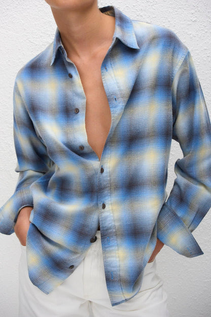 Flannel Shirt (Ocean)