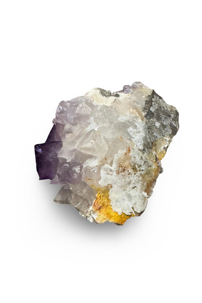 Clear/Purple Fluorite on Matrix (Morocco)
