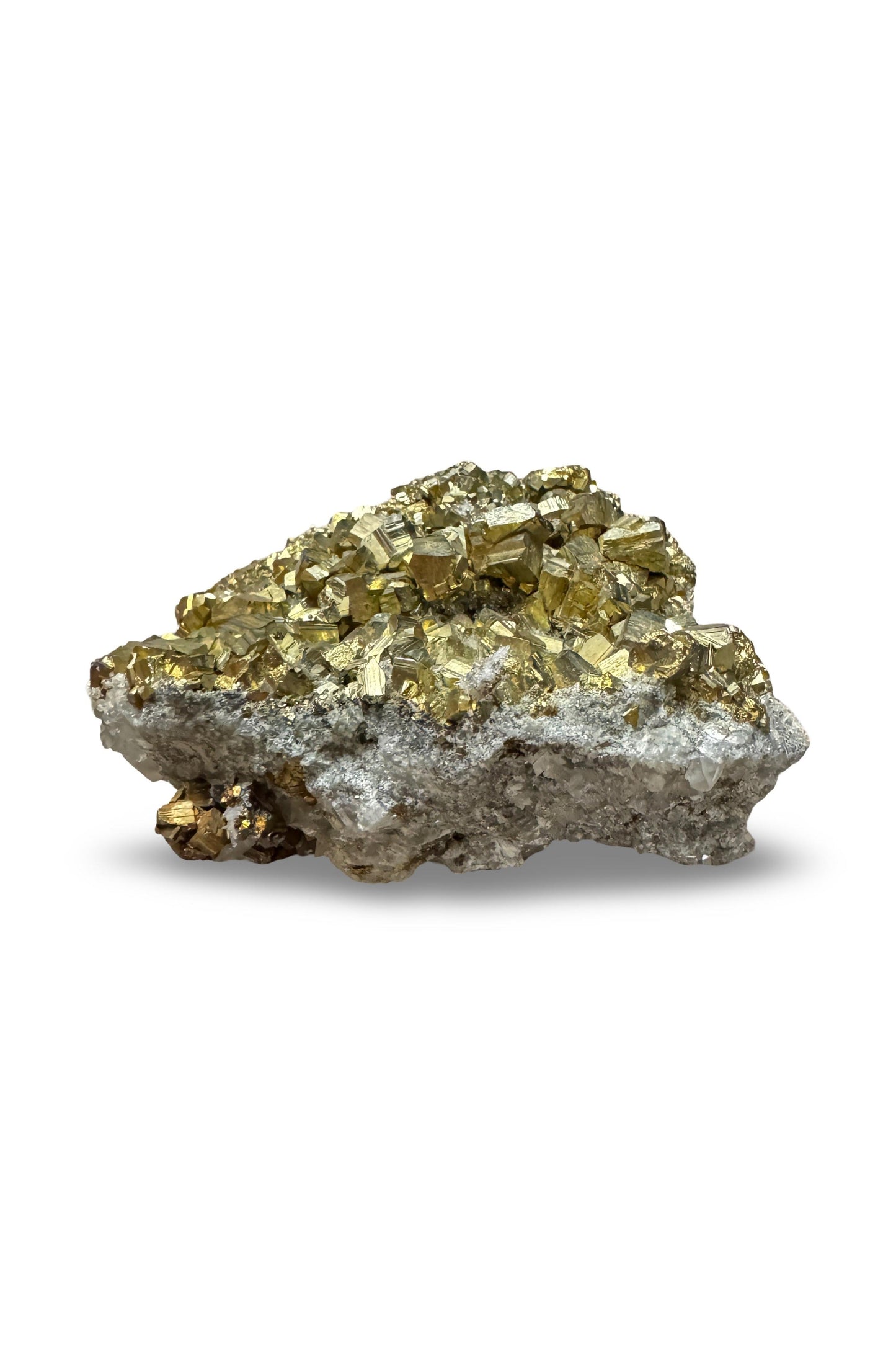 Pyrite with Quartz Underside (Bulgaria)