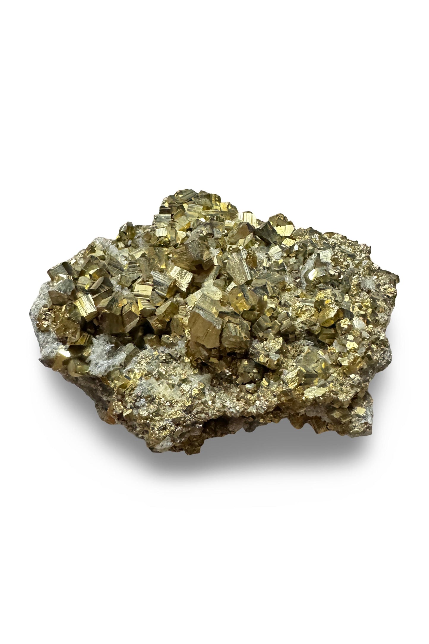 Pyrite with Quartz Underside (Bulgaria)