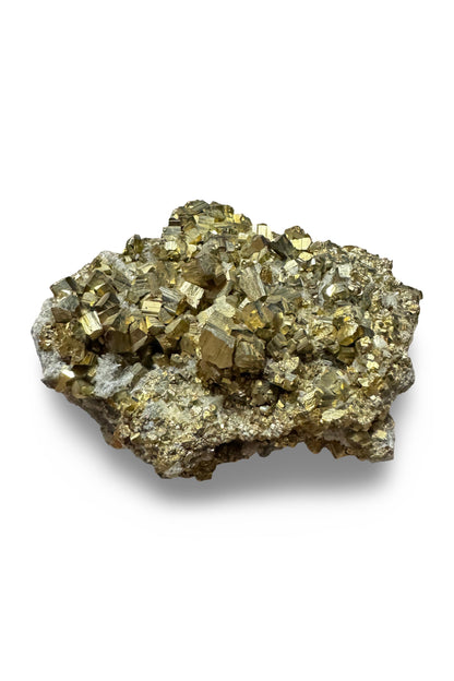 Pyrite with Quartz Underside (Bulgaria)
