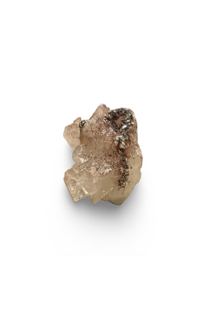 Apophyllite with pink/red chalcedony (india)