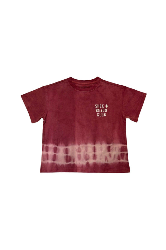 Red Waves Tie-Dye Tee