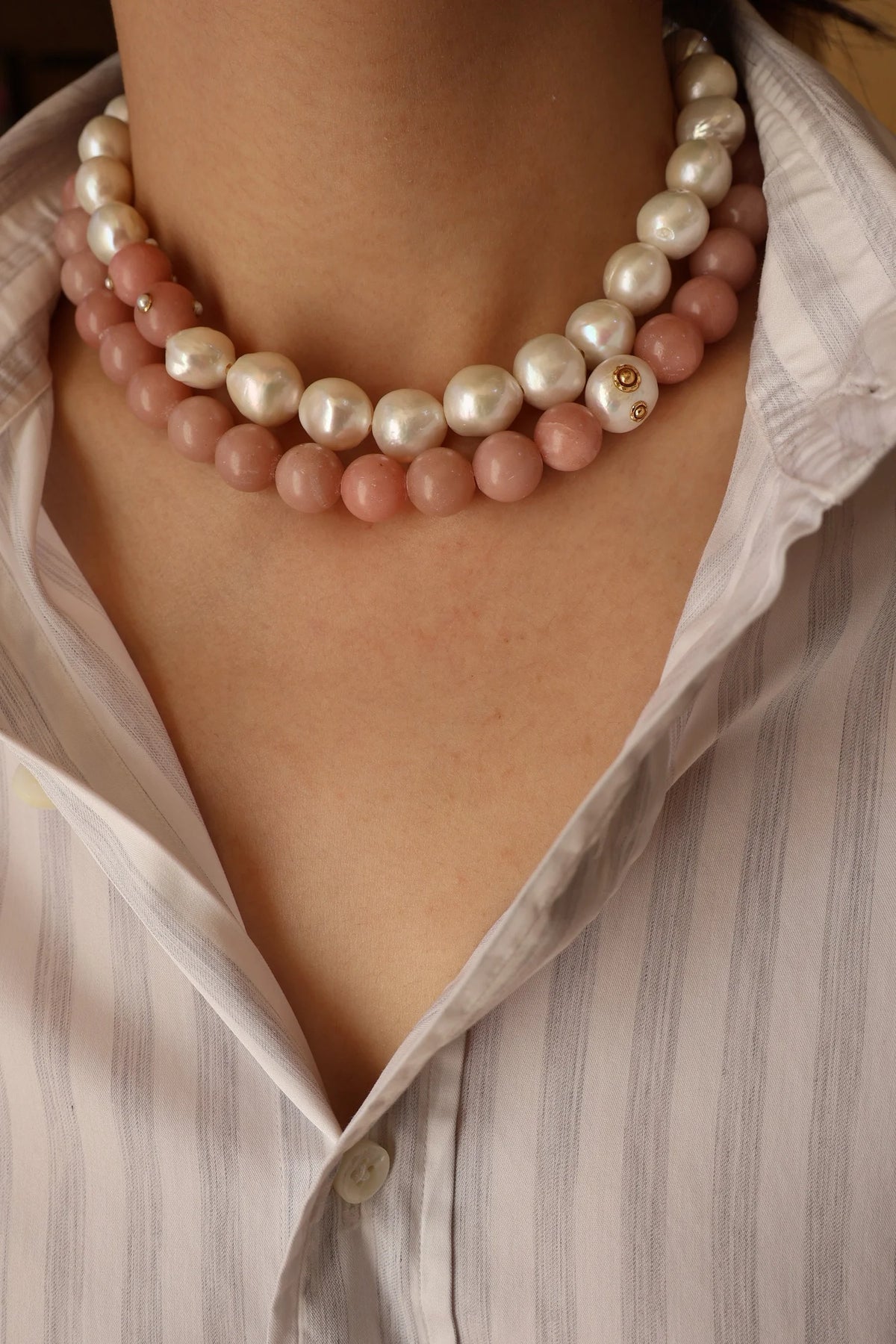 Tubtim Jahn Necklace - Pink