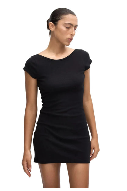 Low Back Mini Tee Dress