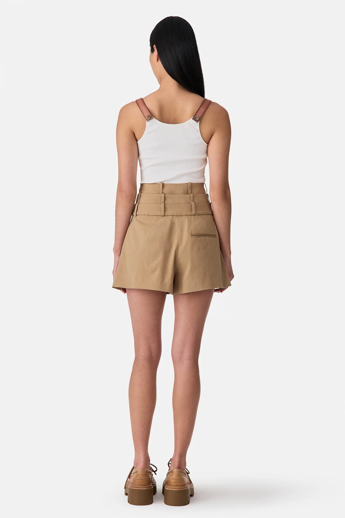 Leather Harness Tank Top