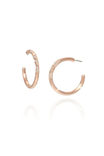 Quarter Hoop Earrings