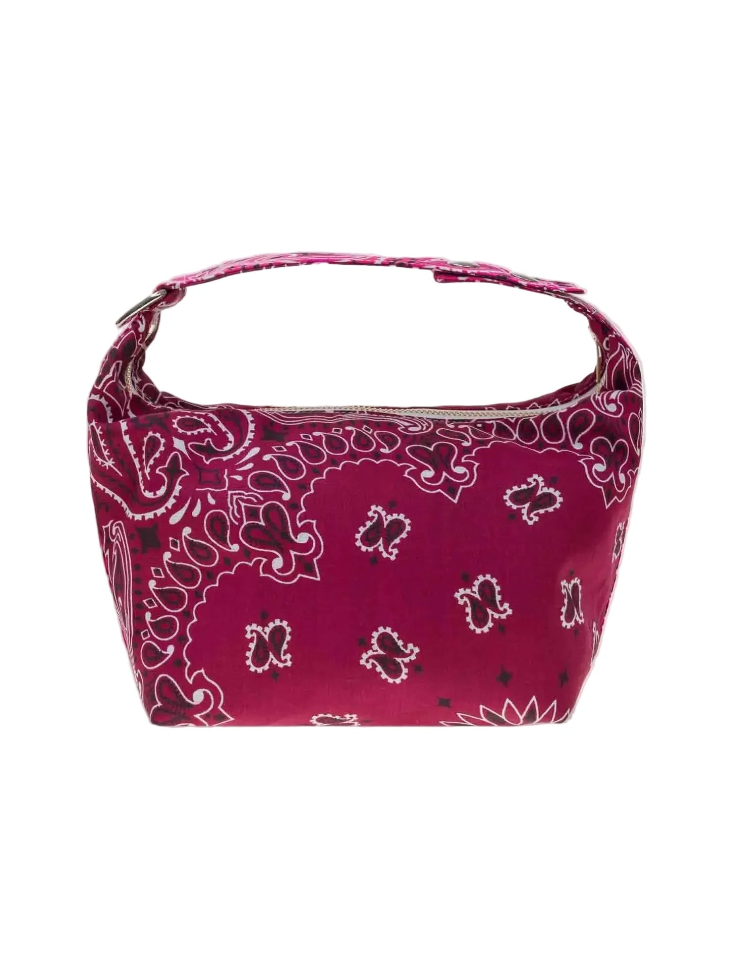 Mini Sac Berlingot Hobo Bag (Bordeaux/Fuchsia)